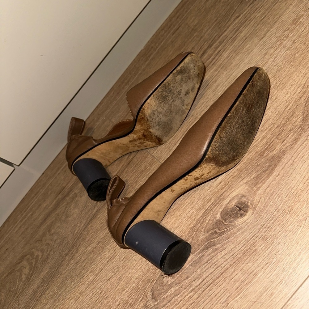 Gray Matters x Yuneho Khaki Women's Leather Shoes Size 37 1/2 - Picture 7 of 8